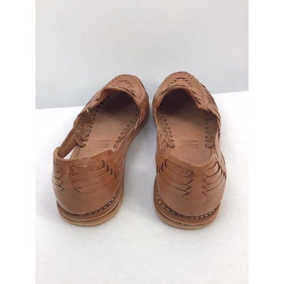 Hecho En Mexico woman shoes size 7 brown leather - Picture 5 of 15